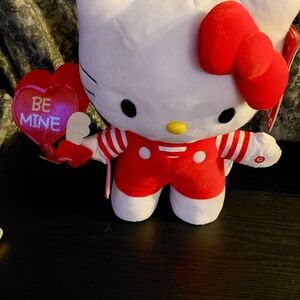 Hello Kitty Red and White Plush with Heart